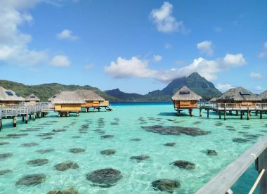 Perlen der Südsee (Moorea, Bora Bora, Tahiti) in der Südsee